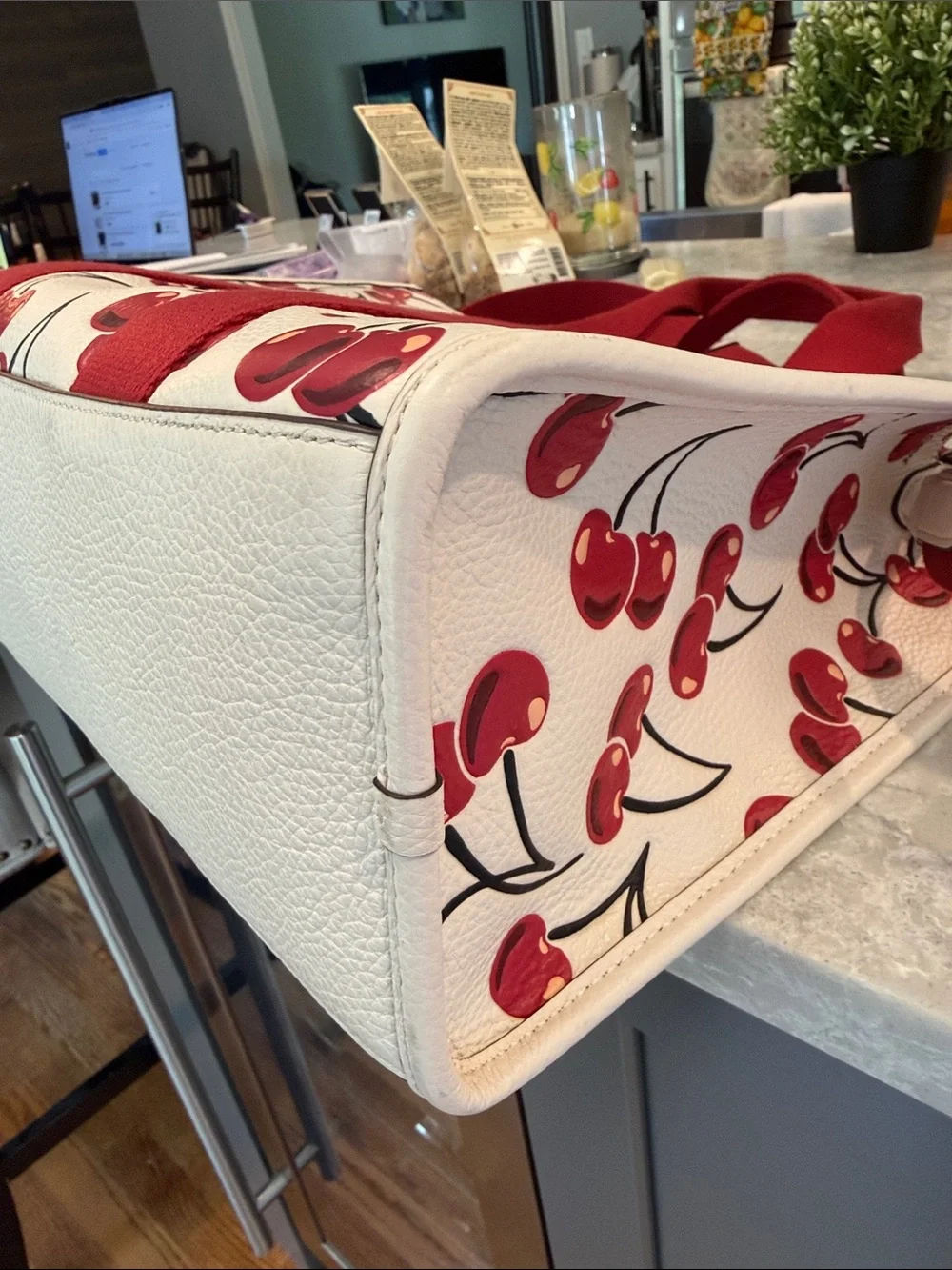 Coach excellent cherry